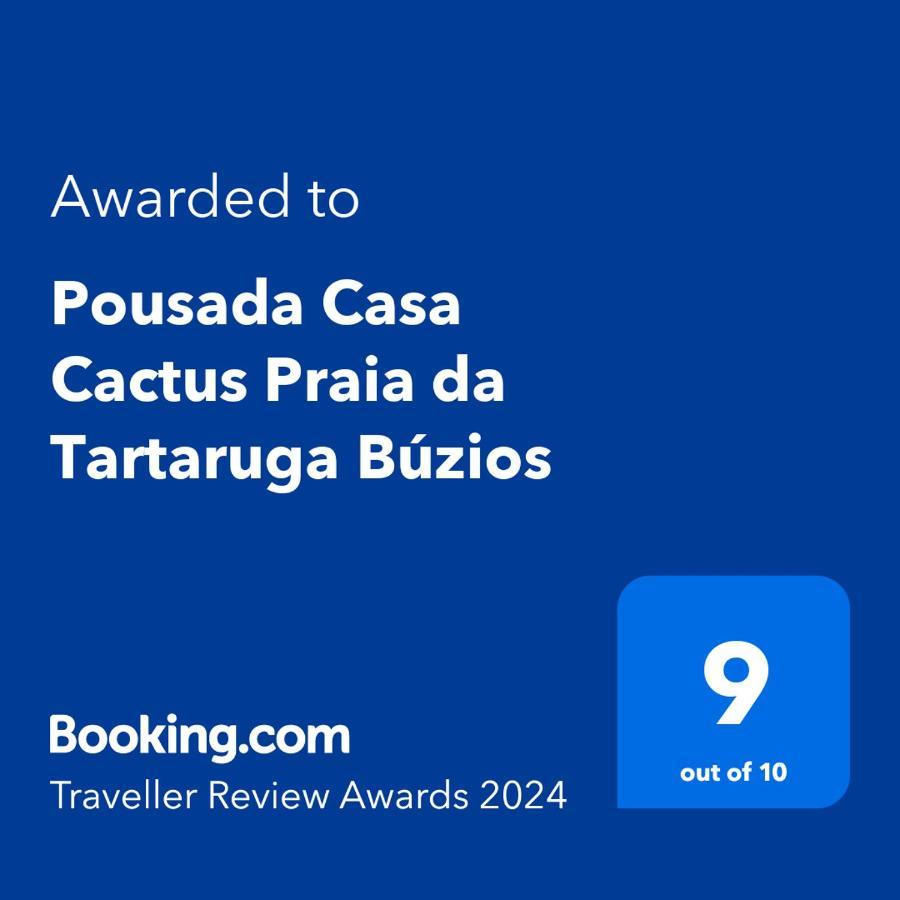 Pousada Casa Cactus Praia Da Tartaruga Buzios Екстериор снимка